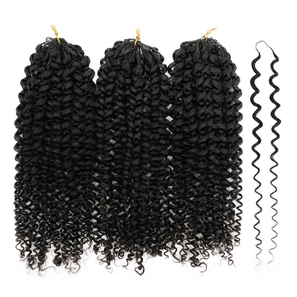 Jerry Curly 100% Human Crochet Hair  | 100 pieces