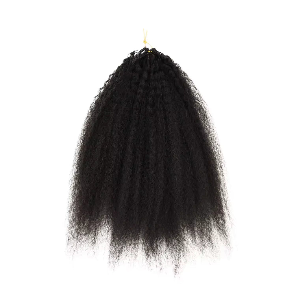 Kinky Straight/Yaki 100% Human Crochet Hair | 100 pieces