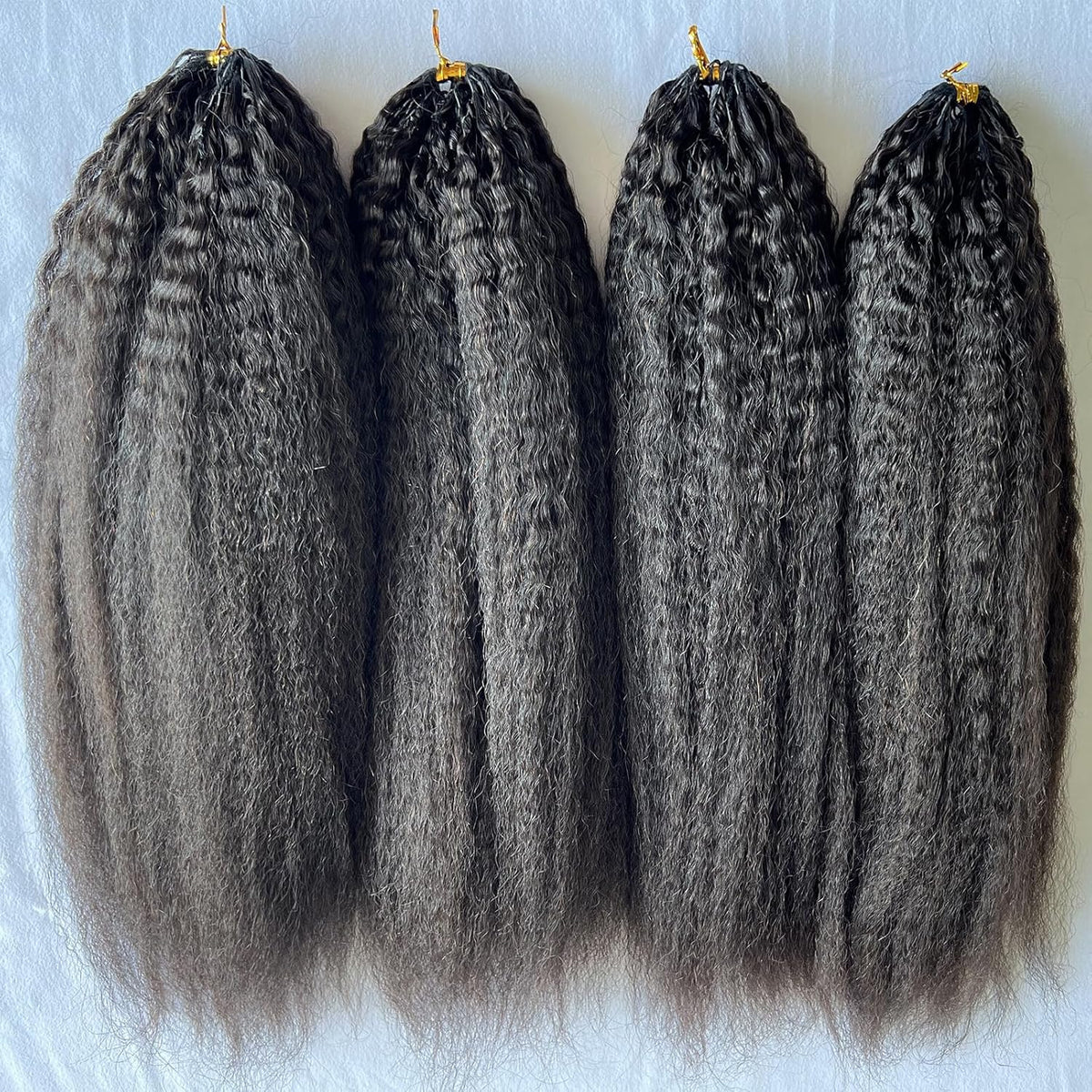 Kinky Straight/Yaki 100% Human Crochet Hair | 100 pieces