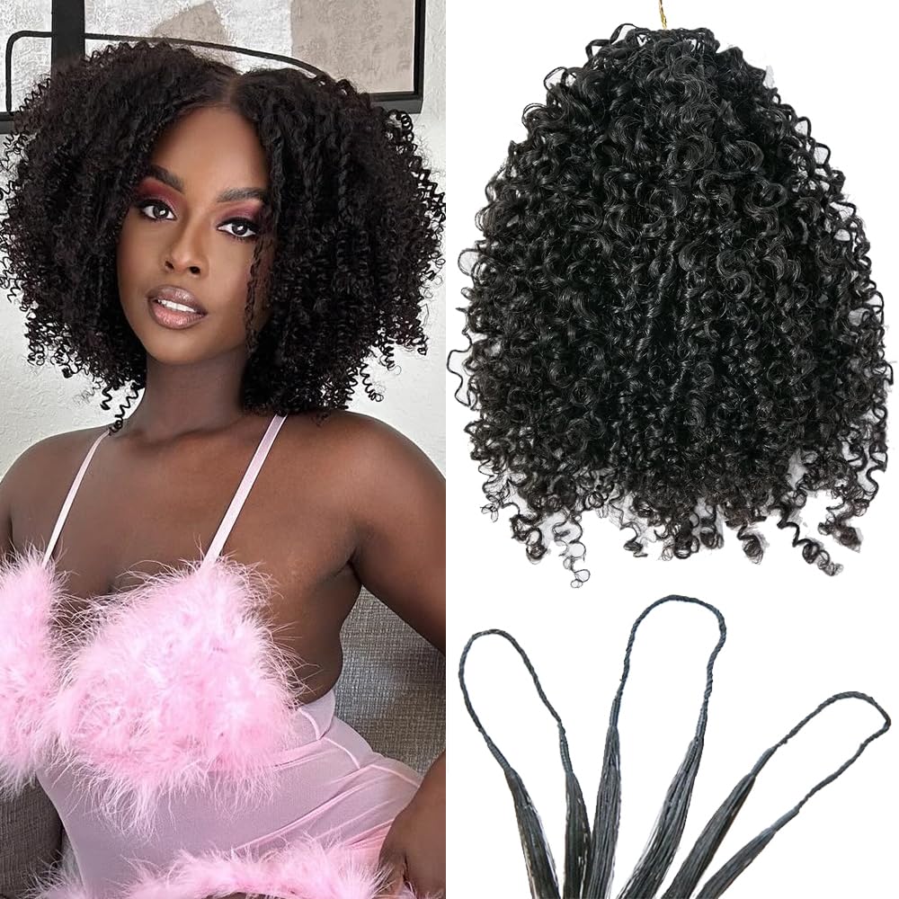 Kinky Curly 100% Human Crochet Hair  | 100 pieces