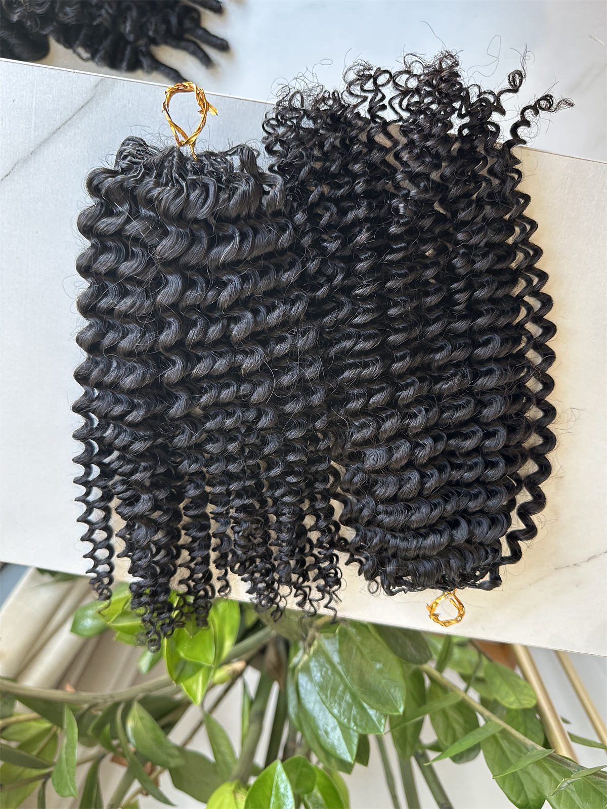 Jerry Curly 100% Human Crochet Hair  | 100 pieces