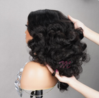 Curly 6x5 Pre-cut Short Glueless Wig