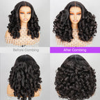 Curly 6x5 Pre-cut Short Glueless Wig